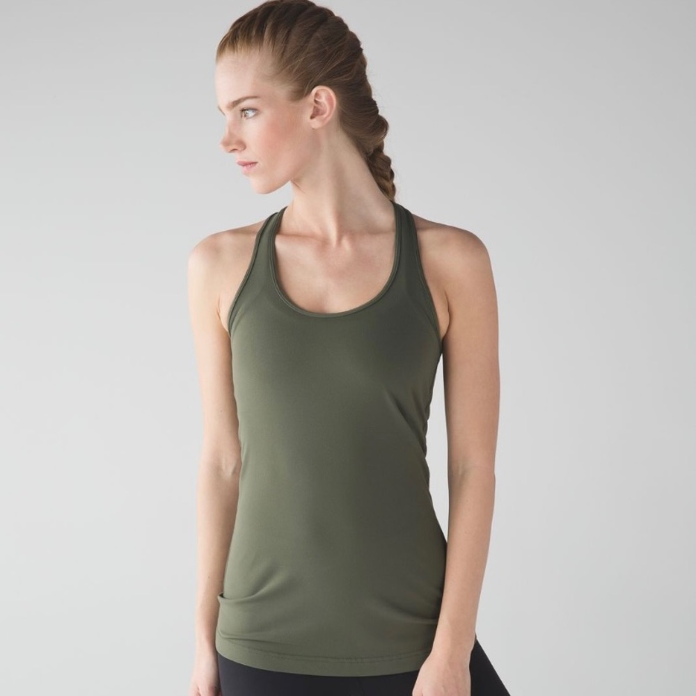 Lululemon Cool Racerback Green